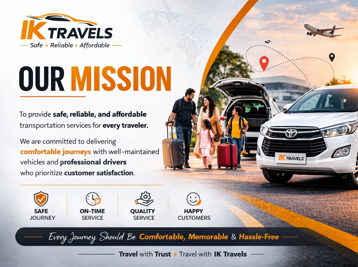 Ik travels Best outstation cabs Travels in coimbatore